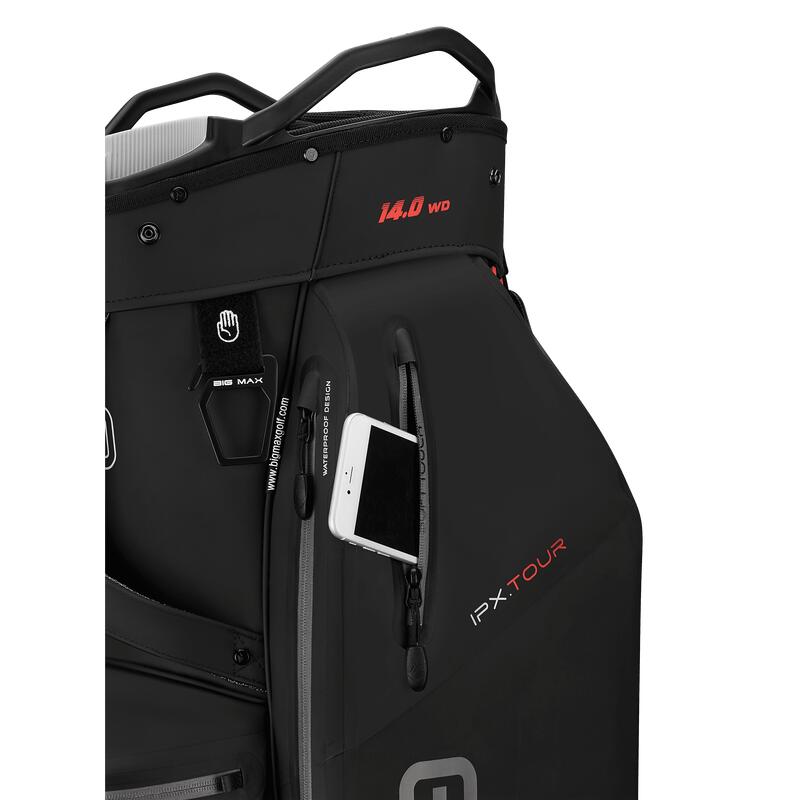 AQUA IPX Tour - Sac de golf étanche - Sac chariot - Noir