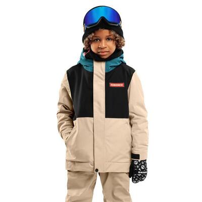 Kinderen wintersport jongens snowboardjas kw1 vista zwart