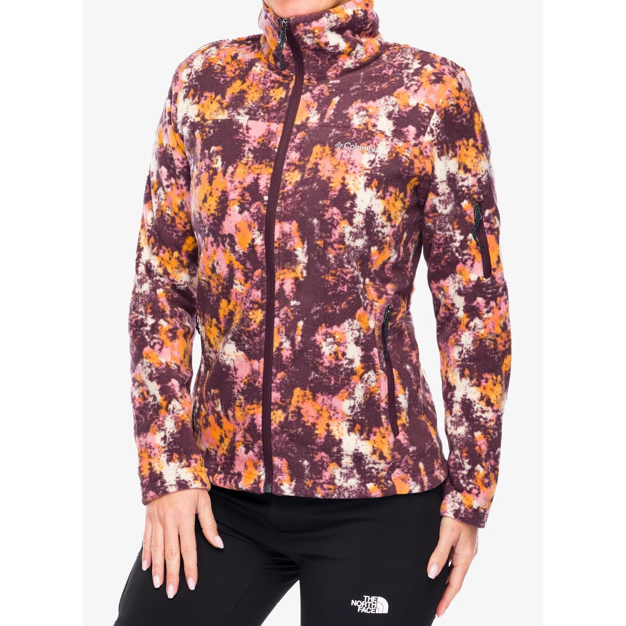 Bluza polarowa damska Columbia Fast Trek Printed Jacket