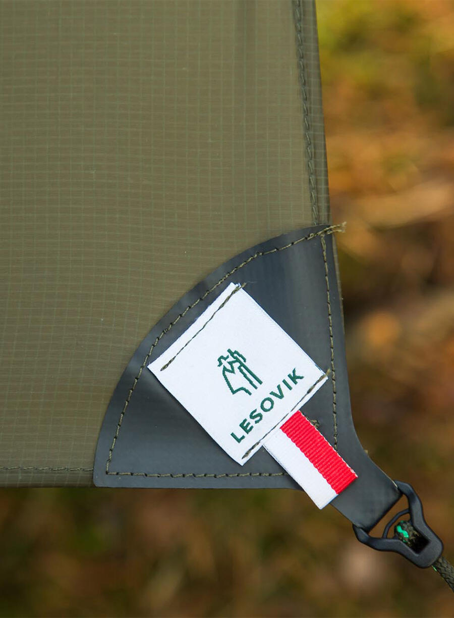 Tarp turystyczny Lesovik Groza UL - crocodile green 5/7