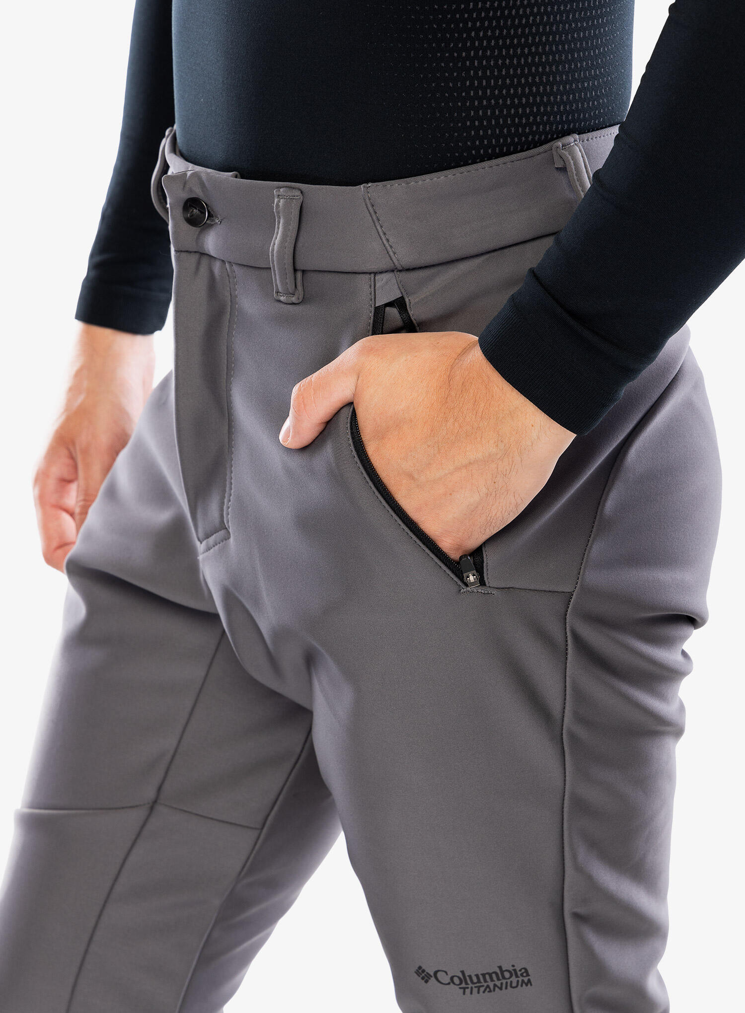 Spodnie softshell męskie Columbia Vast Canyon Softshell Pant 5/7