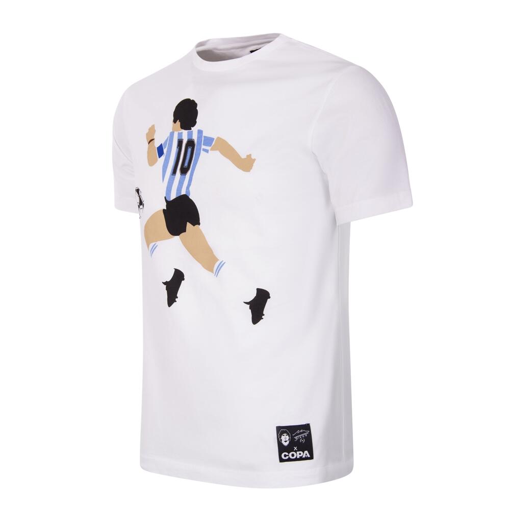 COPA FOOTBALL T-shirt - Heren - Maradona x COPA Argentinië Graphic - Korte mouw - Wit