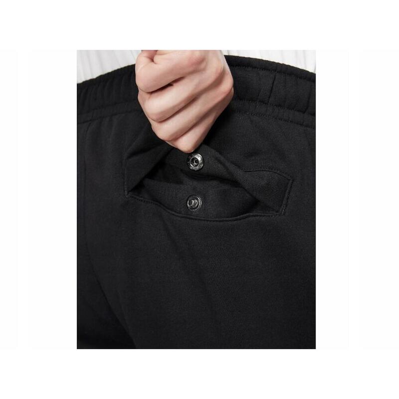 Pulover Fleece Nike Negru din Bumbac