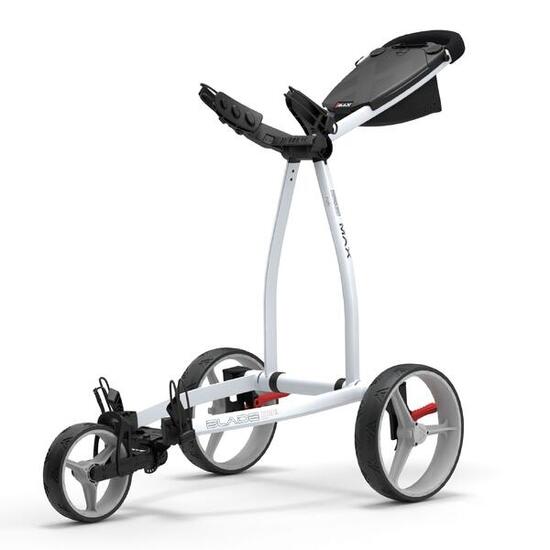 Big Max Blade IP 2.0 - Carrello da golf pieghevole bianco 3 ruote
