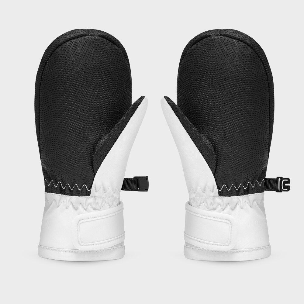 Moufles thermiques snowboard et ski enfant Sports d'hiver Enfants Polka dots Bla 4/7