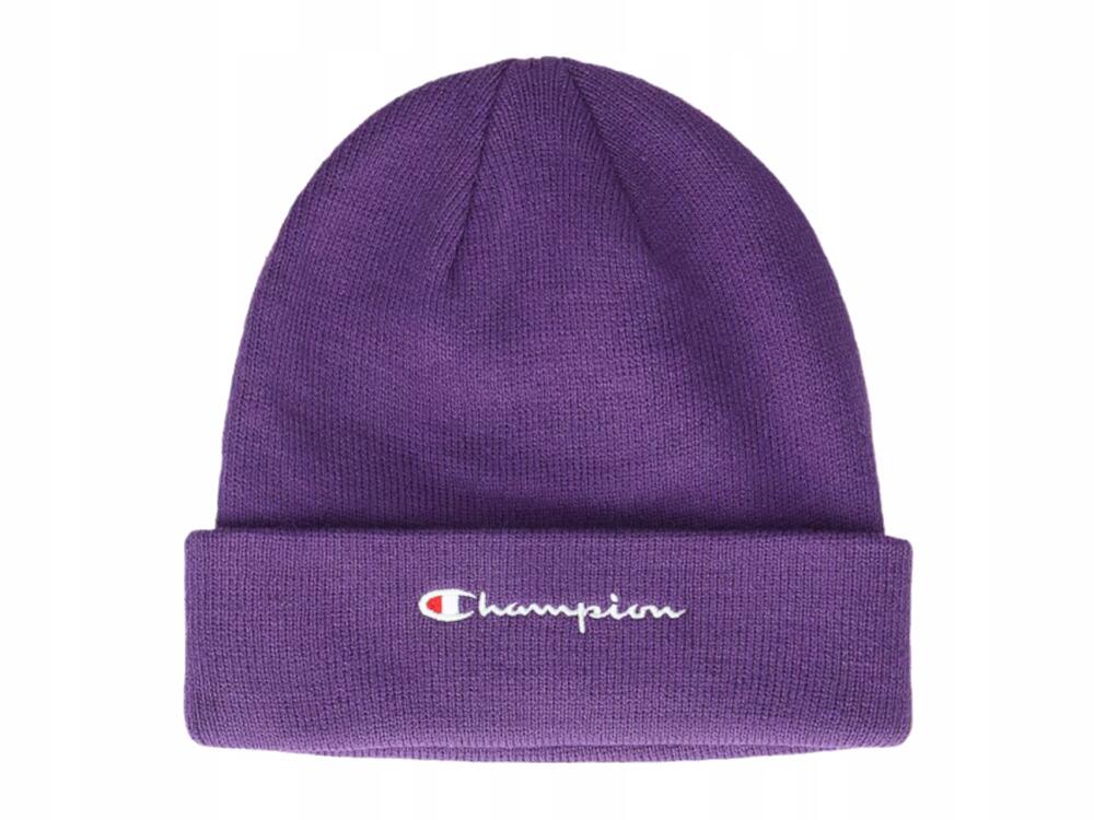 CZAPKA ZIMOWA CHAMPION fioletowa 806064-VS025 beanie na zimę 2/3
