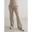 Pantalon de yoga pour femmes à jambes larges Côté poids léger Beige foncé