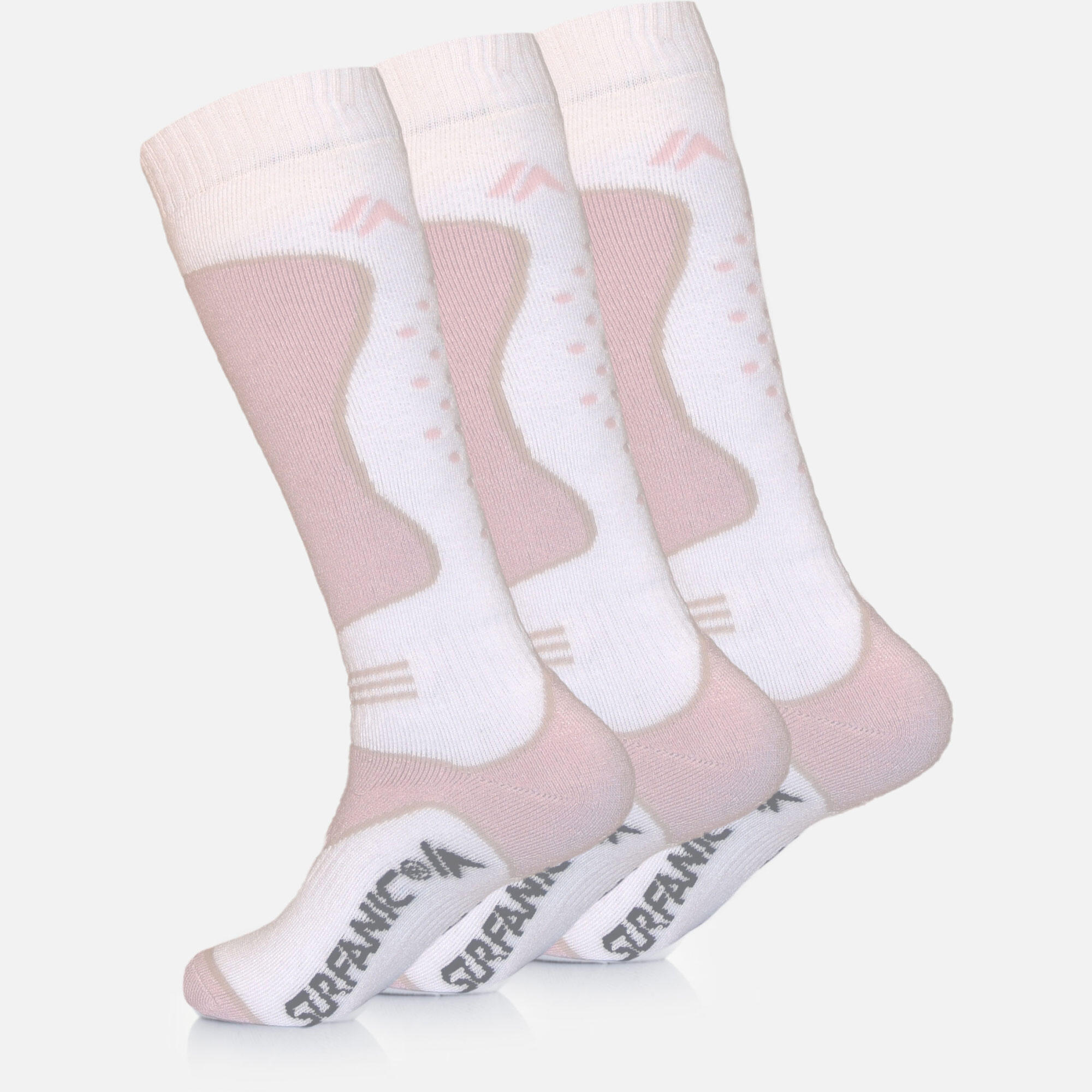 Pro Tech Plus 3pk Sock Ice Lilac 3/4