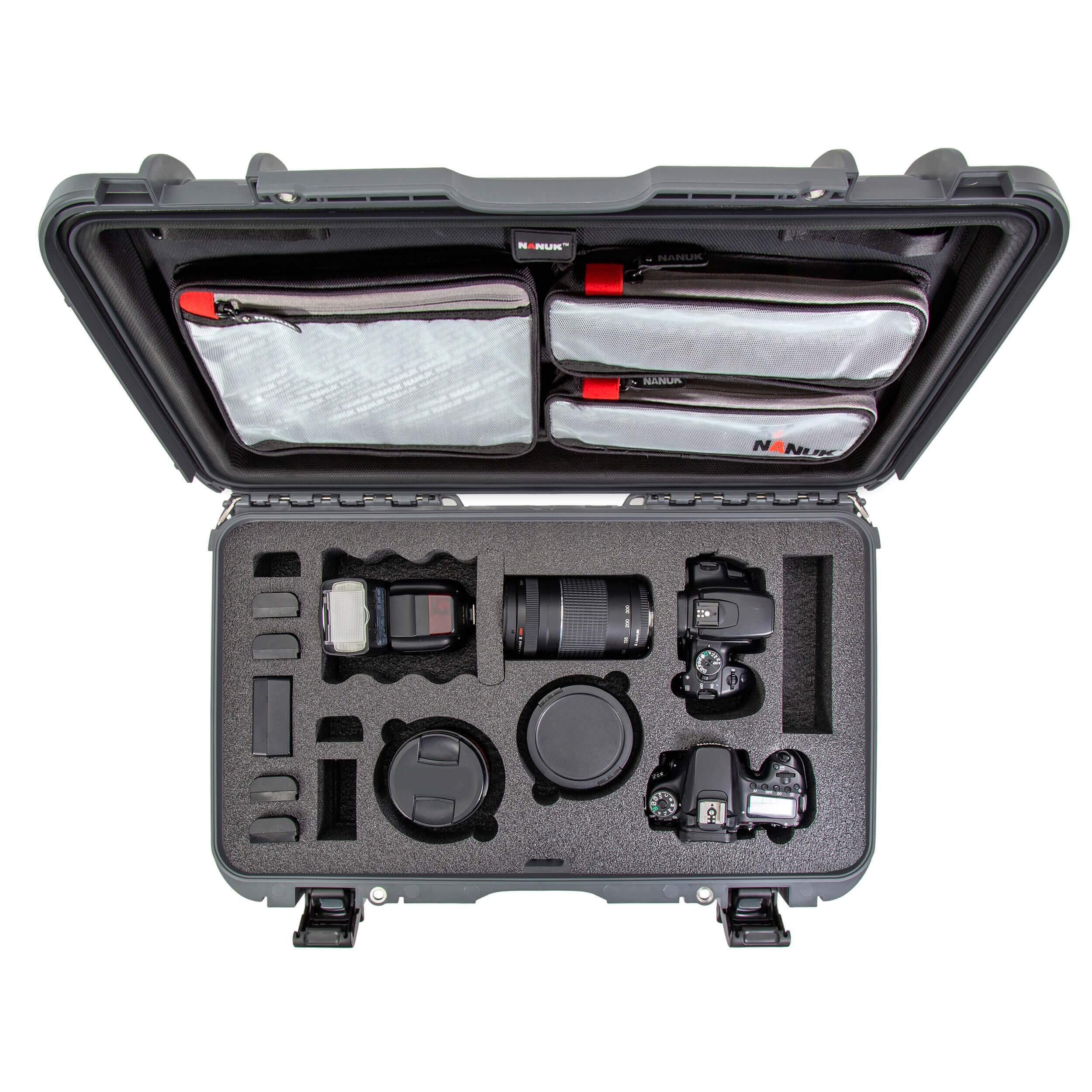 Valise pour appareil photo Nanuk 935 2 bodies DSLR 2/3