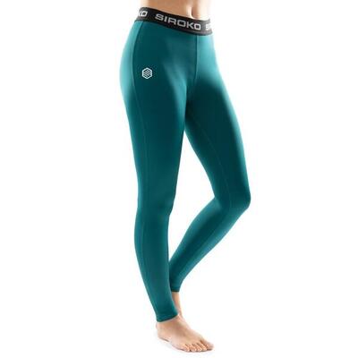 Dames wintersport ski thermobroek écrins groen