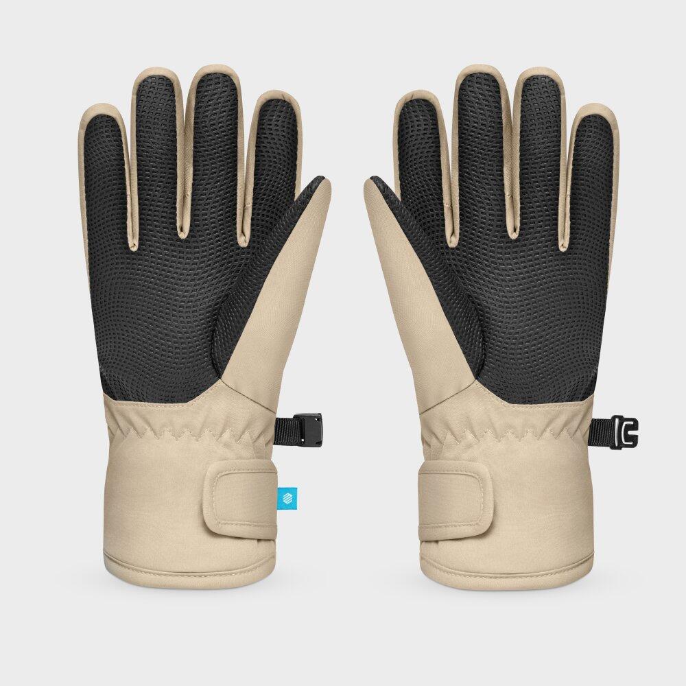 Gants thermiques snowboard et ski enfant Sports d'hiver Enfants Whiz Beige 4/7