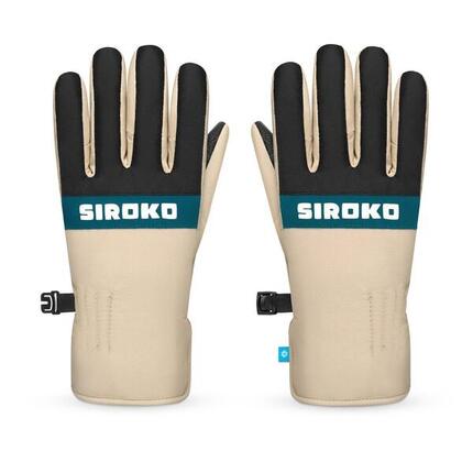 Gants thermiques snowboard et ski enfant Sports d'hiver Enfants Whiz Beige