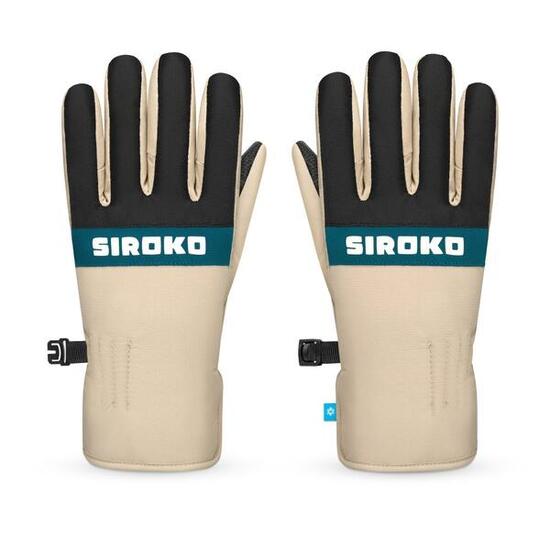 Gants thermiques snowboard et ski enfant Sports d'hiver Enfants Whiz Beige