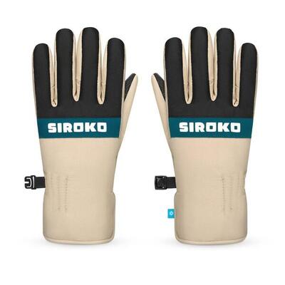 Guantes térmicos esquí niños esquí y nieve Niños y Niñas Whiz Beige
