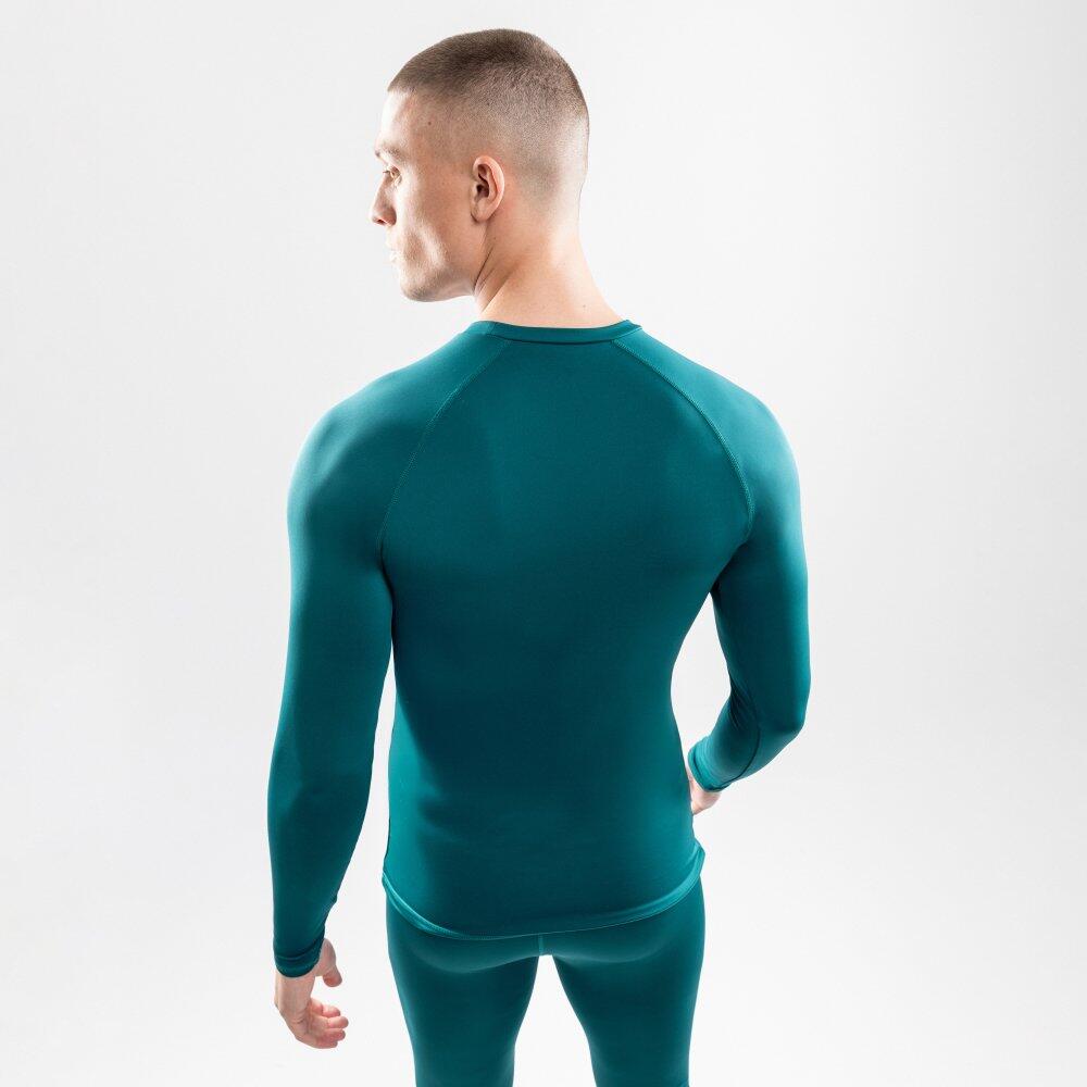 Camiseta interior térmica esquí hombre esquí y nieve Chasseral Verde 6/6