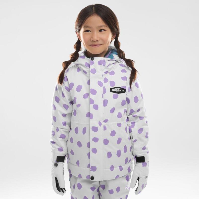 Veste snowboard fille Sports d'hiver Enfants KW1-G Fay Blanc