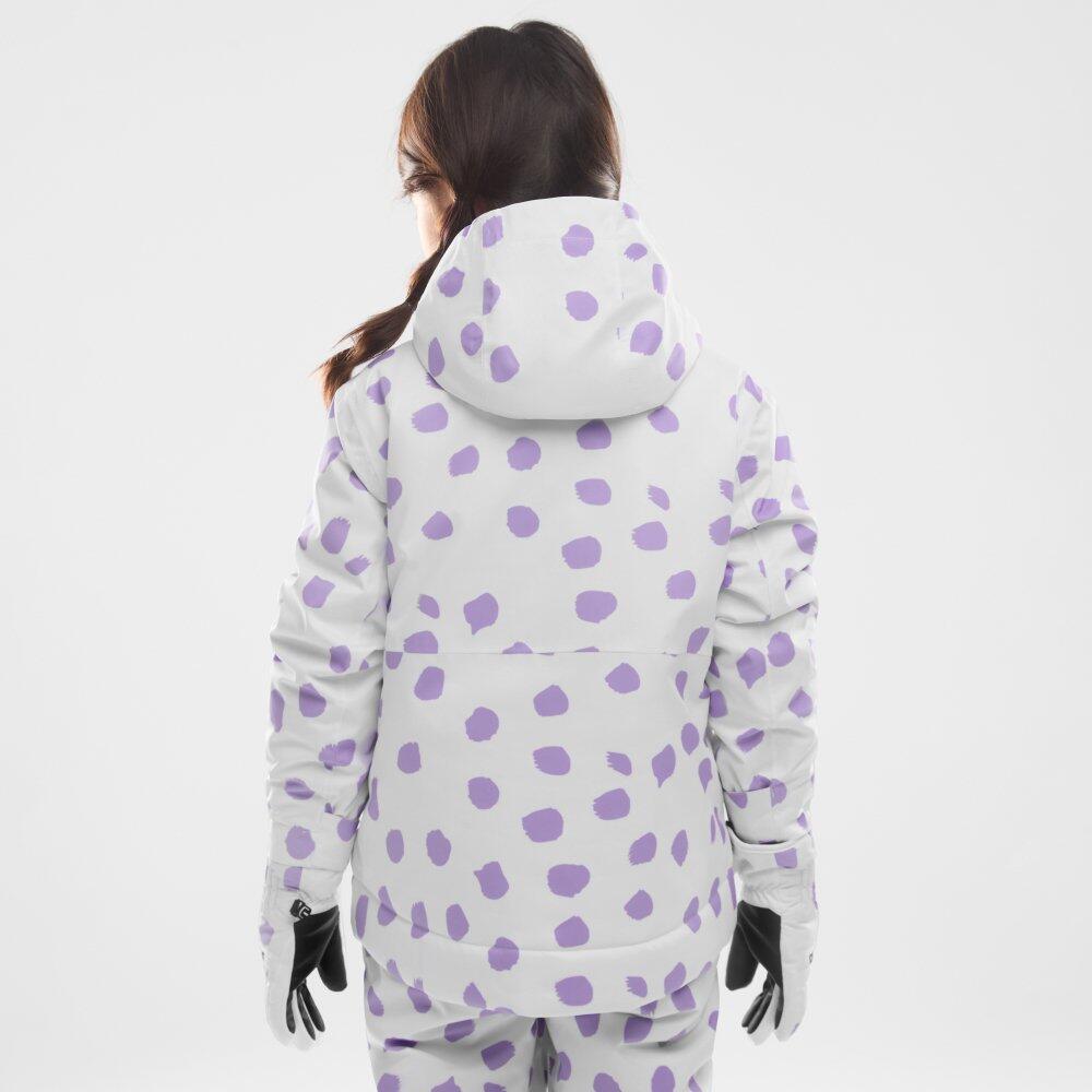 Kinder Wintersport Snowboardjacke für Mädchen KW1-G Fay Weiß 5/7