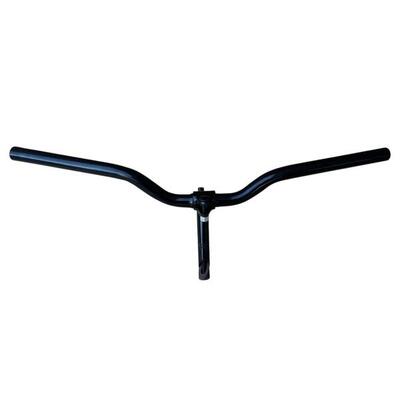 MANUBRIO BICI ACCIAIO NERO ATTACCO + PIEGA BICICLETTA CITY BIKE 585L CITY BIKE
