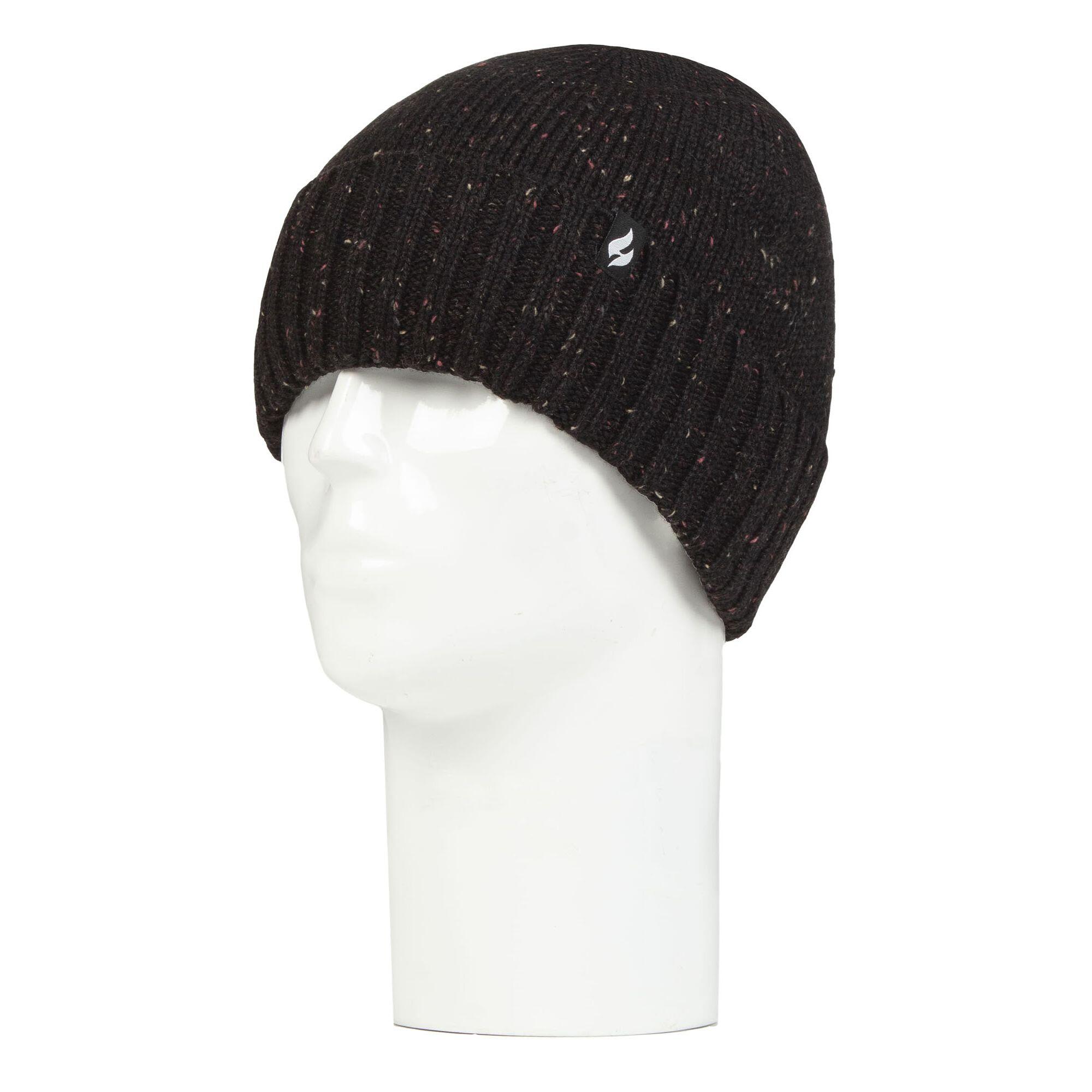 Warm Ribbed Cuff Beanie Hat for Men | Fleece Lined Chunky Winter Hat 3/5