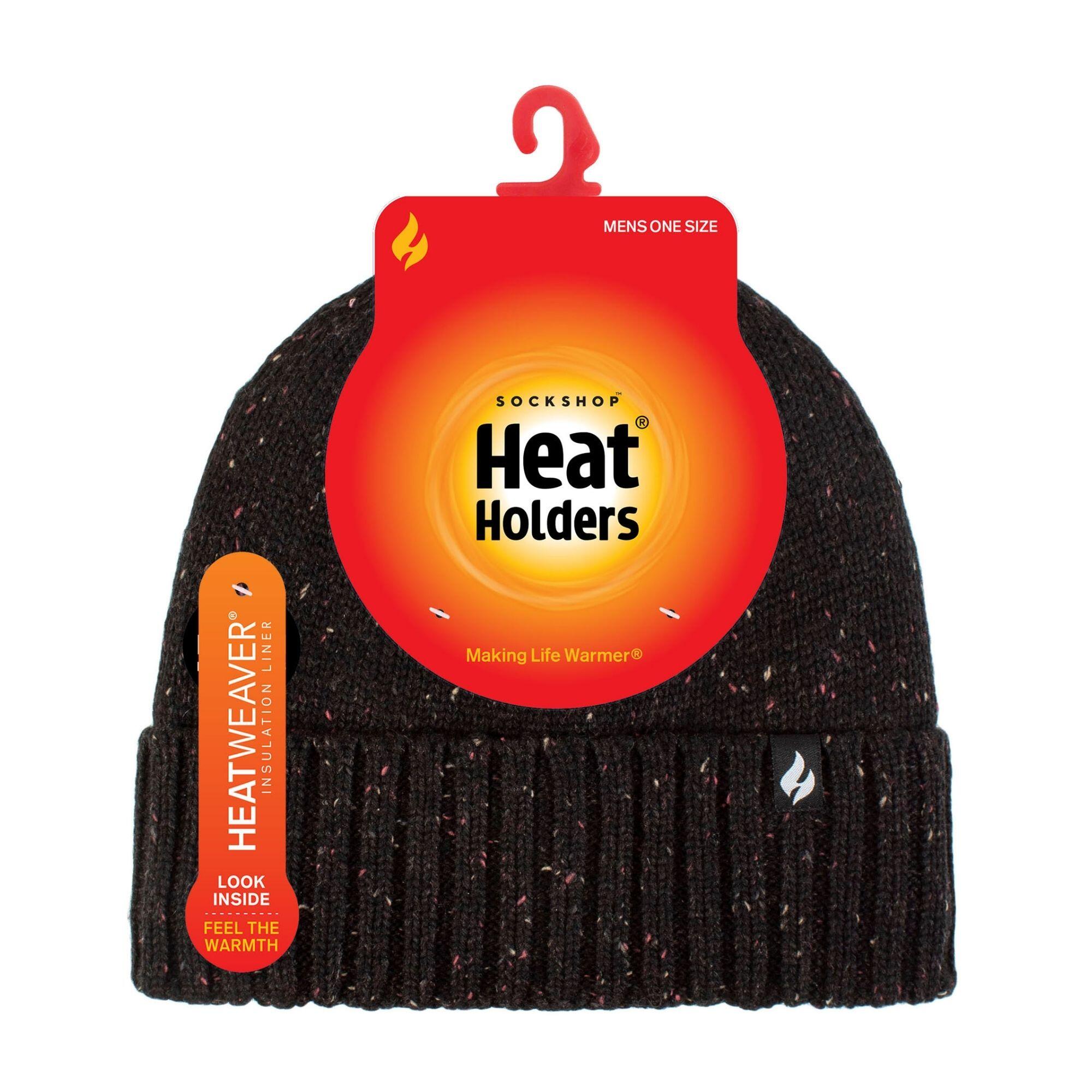 Warm Ribbed Cuff Beanie Hat for Men | Fleece Lined Chunky Winter Hat 2/5