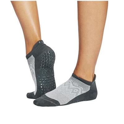 Tavi savvy yoga no-show grip socks - grijs/donkergrijs - gripsokken