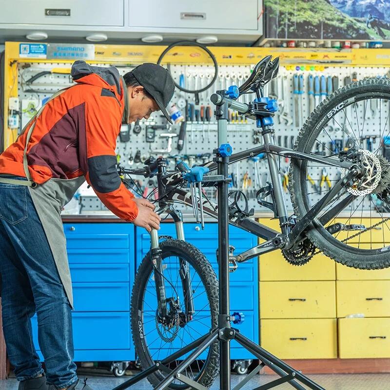 Soporte de suelo Rockbros MP-02 para bicicletas con perillas 5/7