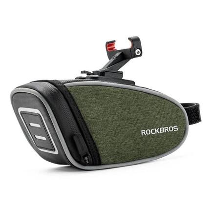 Sacoche de Selle Arrière pour Tige de Selle 0.45L - Type à Fixation par Support