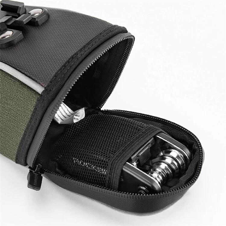 Sacoche de Selle Arrière pour Tige de Selle 0.45L - Type à Fixation par Support 4/6