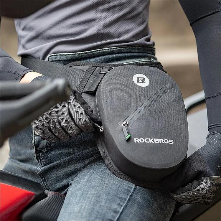 Wasserdichte und reflektierende Fahrradtasche für Motorradfahrer 3/3