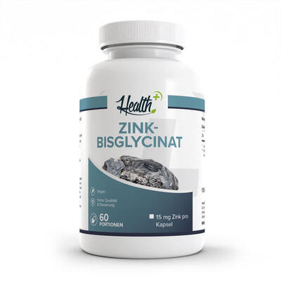 HEALTH+ Zink-Bisglycinat. 120 Kapseln