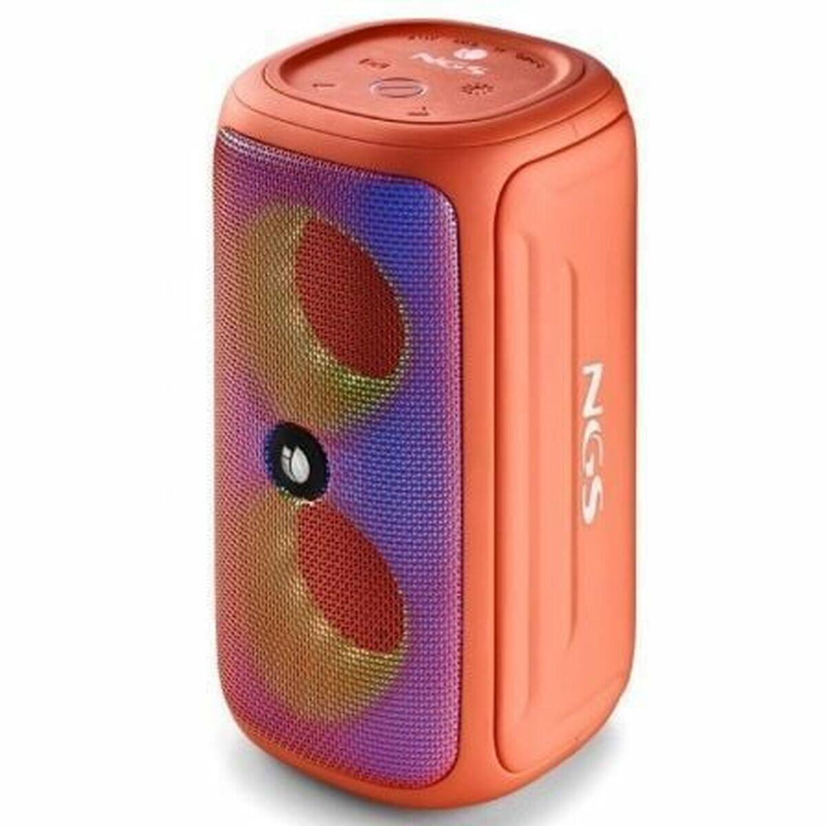 NGS Altoparlante Bluetooth Portatile NGS ROLLERBEASTCORAL Arancio