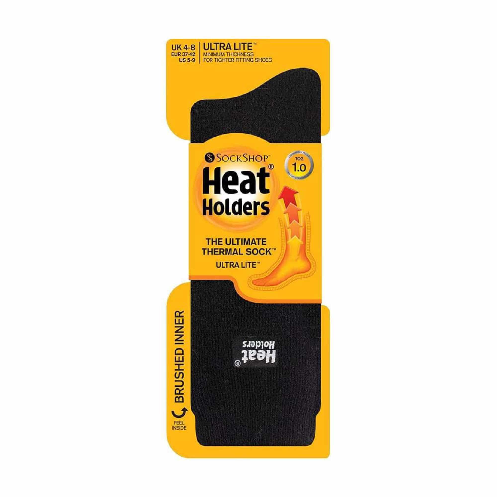 Heat Holders Ultra Lite - 1 Paire Chaussettes Homme Hiver Thermiques 2/6