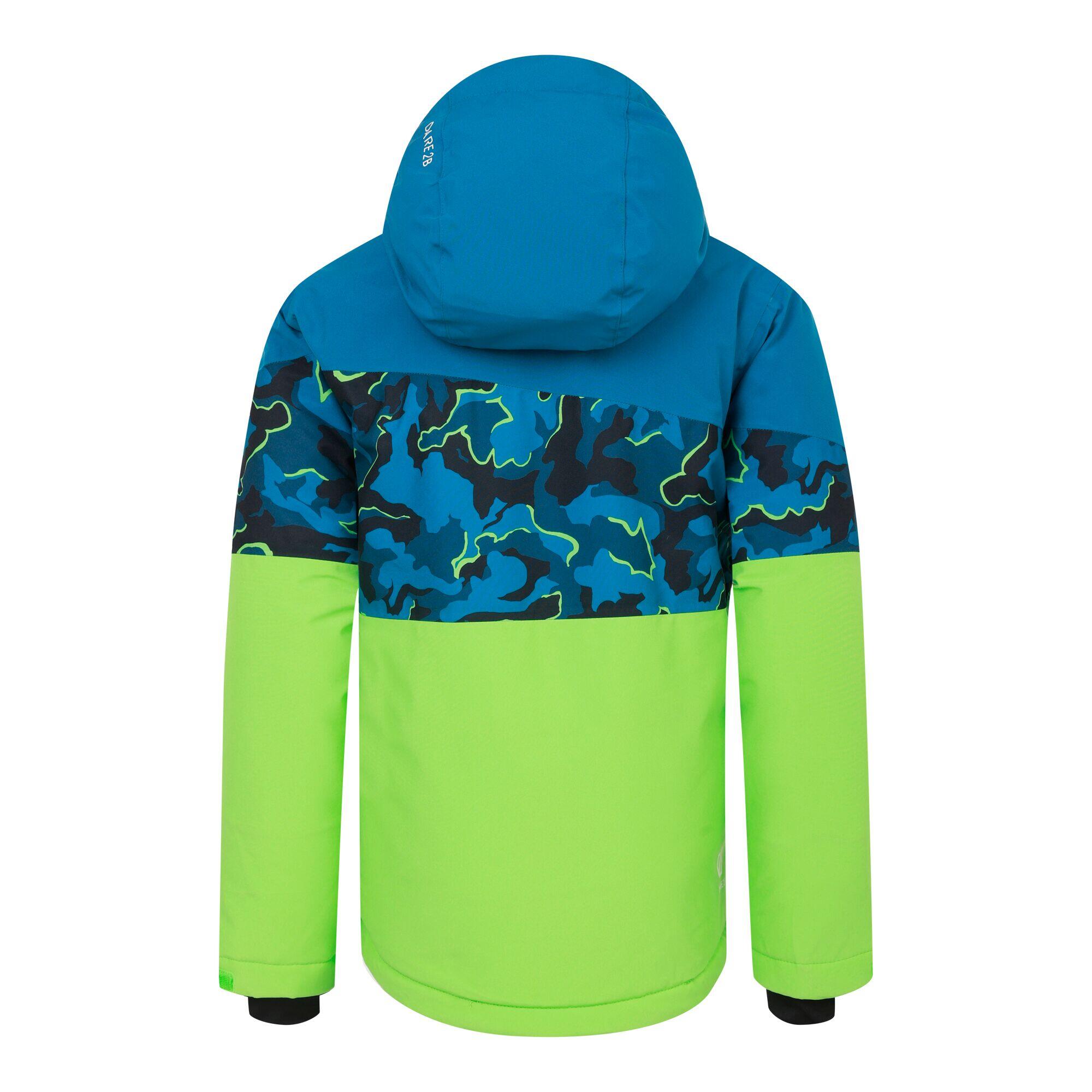 Childrens/Kids Humour III Camo Ski Jacket (Kingfisher Blue/Kingfisher Blue) 2/5