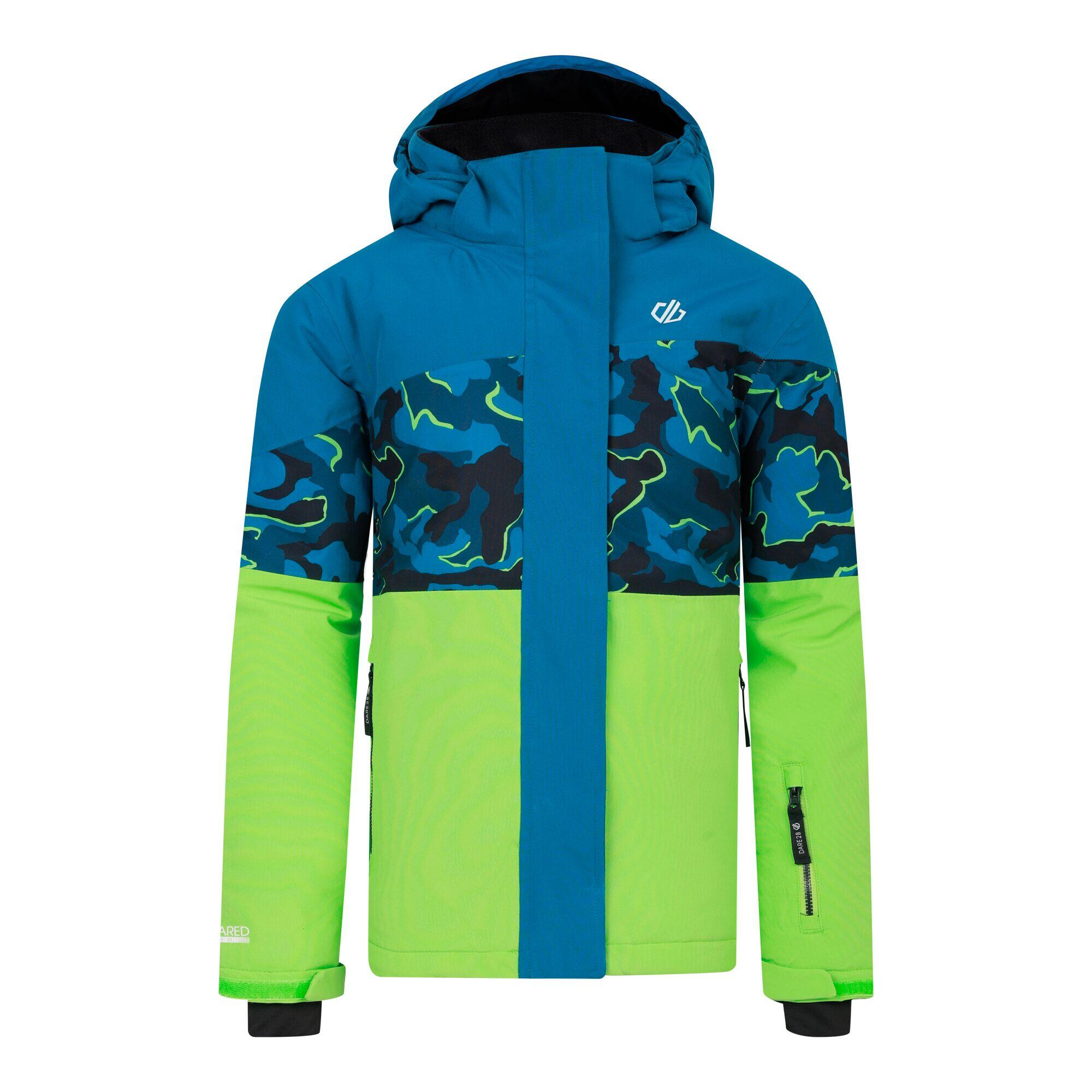 Childrens/Kids Humour III Camo Ski Jacket (Kingfisher Blue/Kingfisher Blue) 1/5