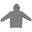 Sweatshirt Uni À Capuche Enfant Unisexe (Gris)