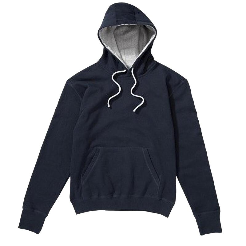 Sweatshirt À Capuche Homme (Bleu Marine/Gris Clair)