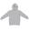 Sweatshirt Uni À Capuche Enfant Unisexe (Gris Clair)