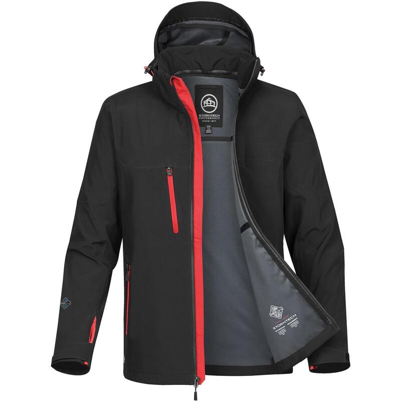 Coupevent Softshell PATROL Homme (Noir/rouge Vif)