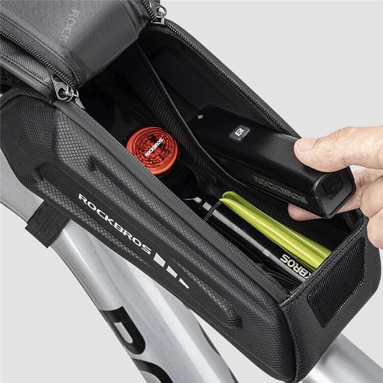 Sacoche de Cadre de Vélo en Polyester et PU 3/6