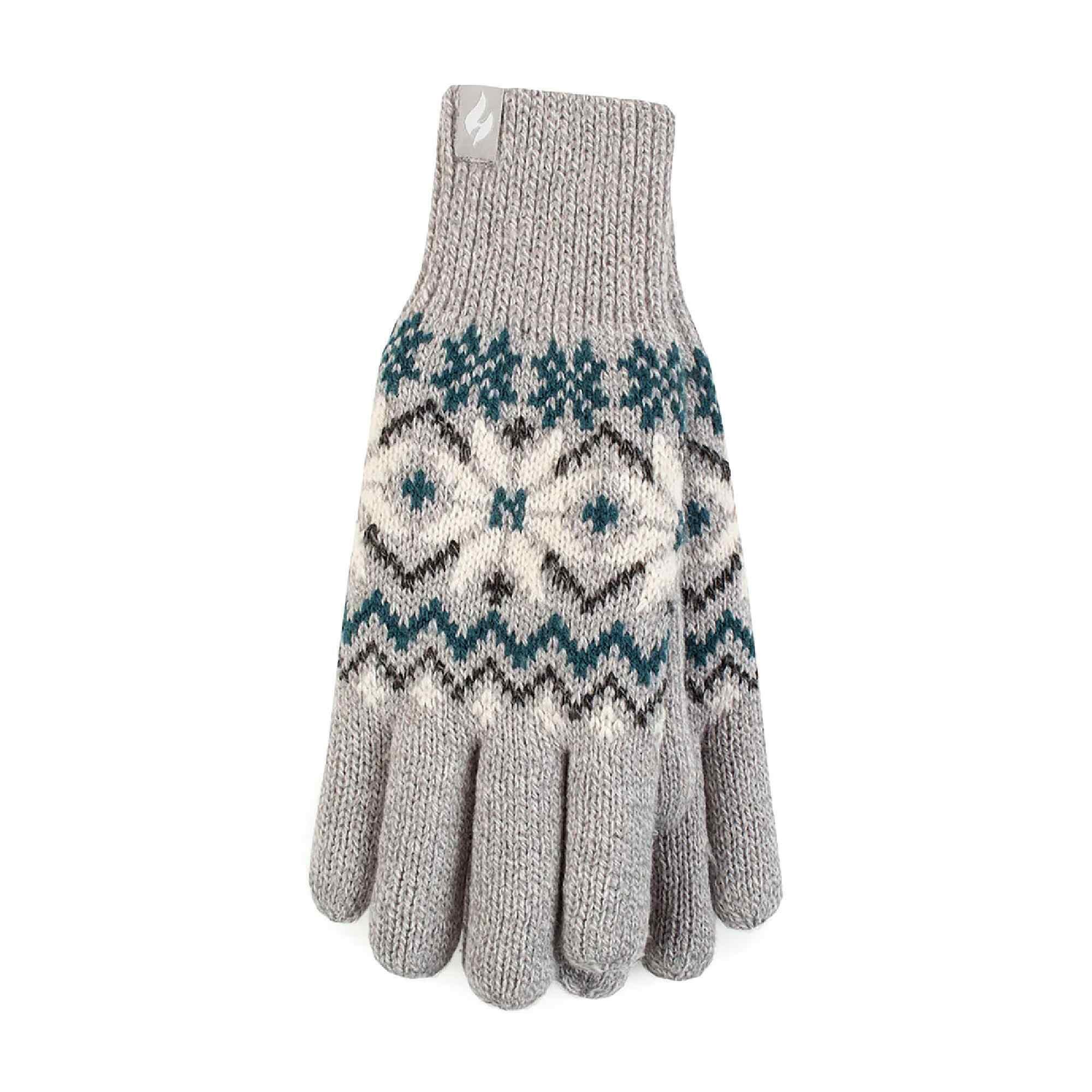 HEAT HOLDERS Ladies Knitted Thermal Insulated Gloves for Winter