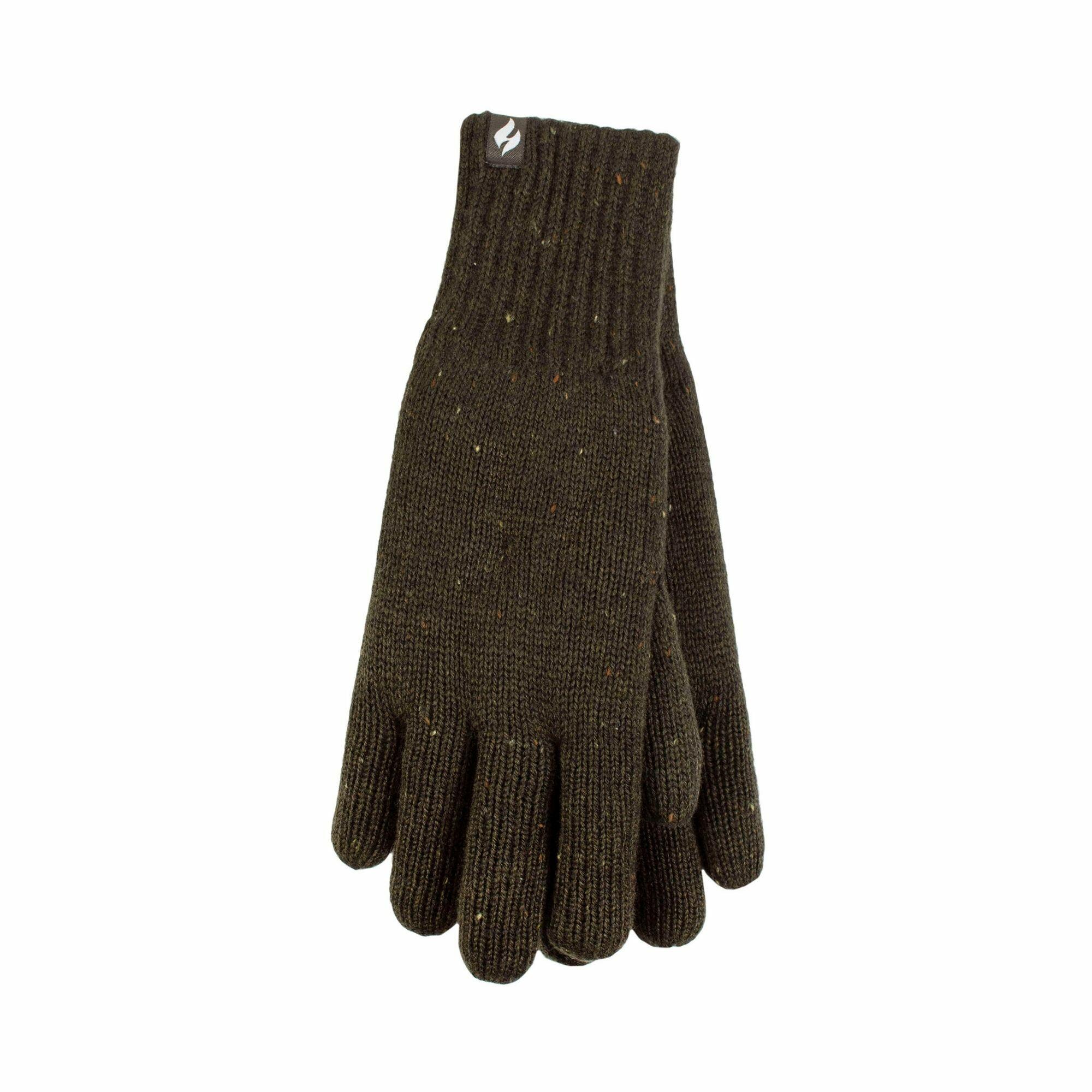 HEAT HOLDERS Mens Winter Warm Soft Fleece Lined Thermal Gloves