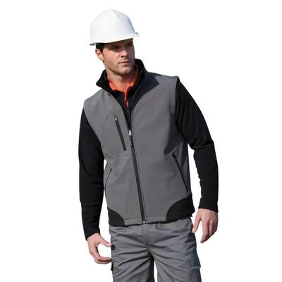 Gilet Uomo Result Grigio Guardia Di Lavoro Nero