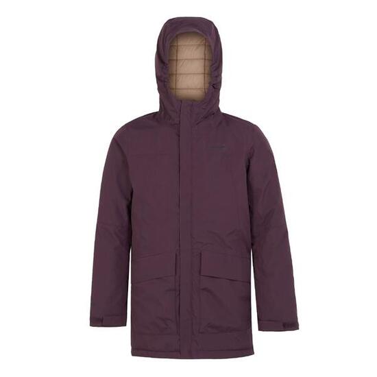 Blouson De Ski FARBANK Enfant (Prune Sombre / Taupe)