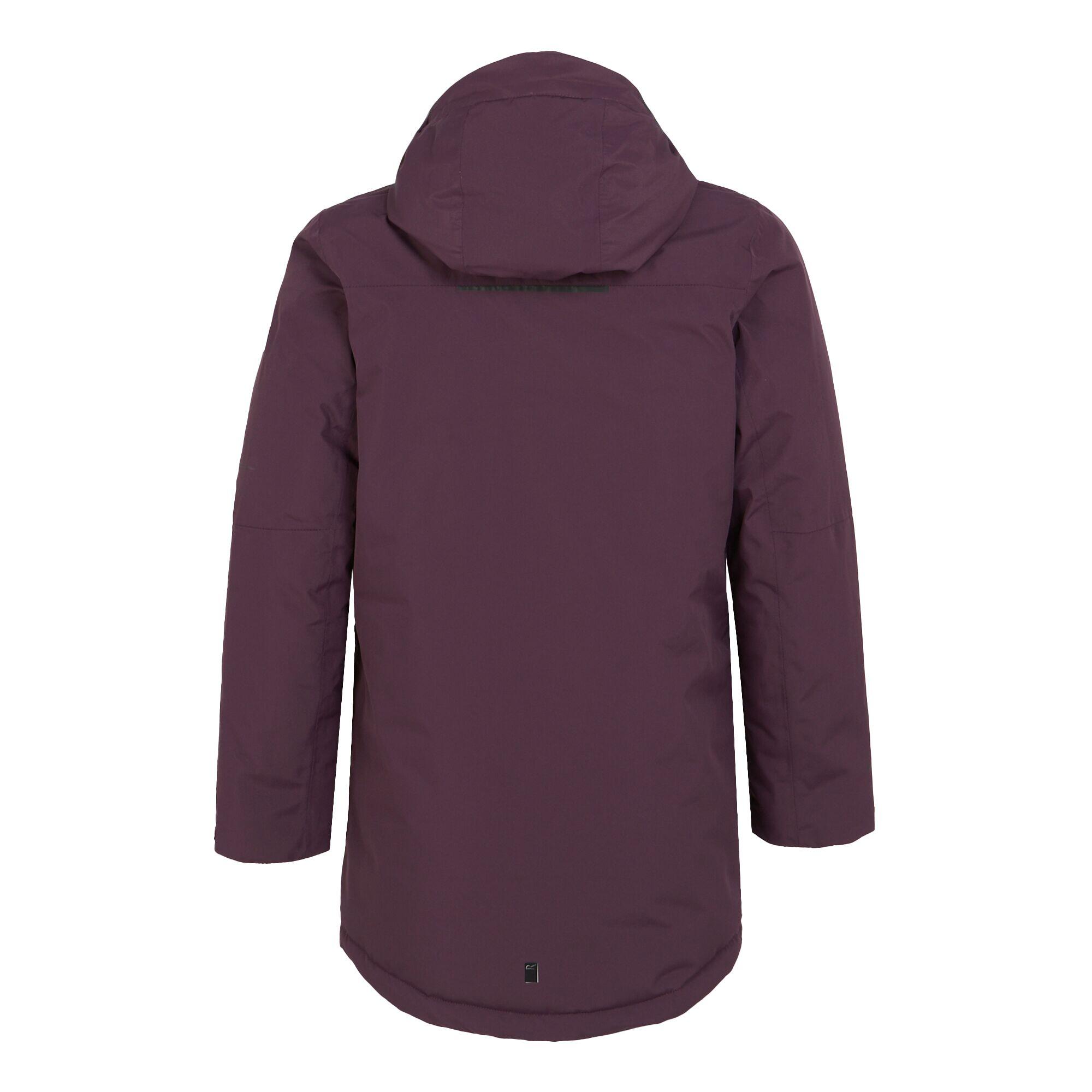 Blouson De Ski FARBANK Enfant (Prune Sombre / Taupe) 2/4