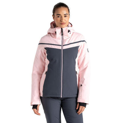 Blouson De Ski FLURRY Femme (Rose Cristal / Gris Foncé)