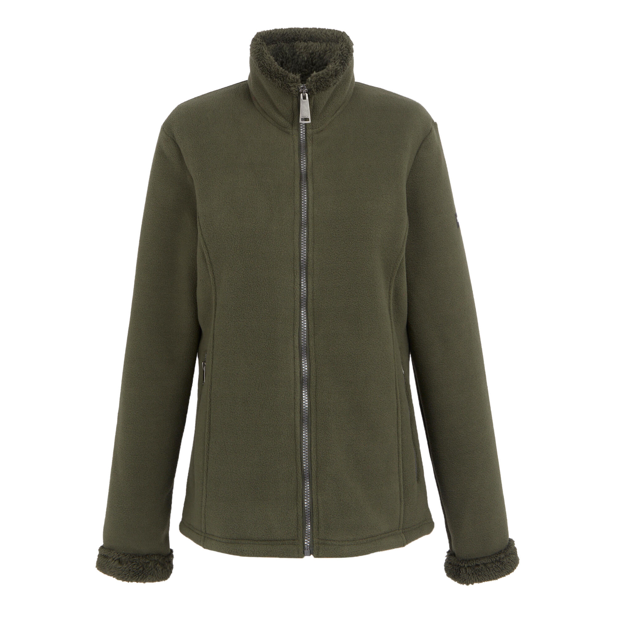 REGATTA Womens/Ladies Brandall Heavyweight Fleece Jacket (Dark Khaki/Dark Khaki)