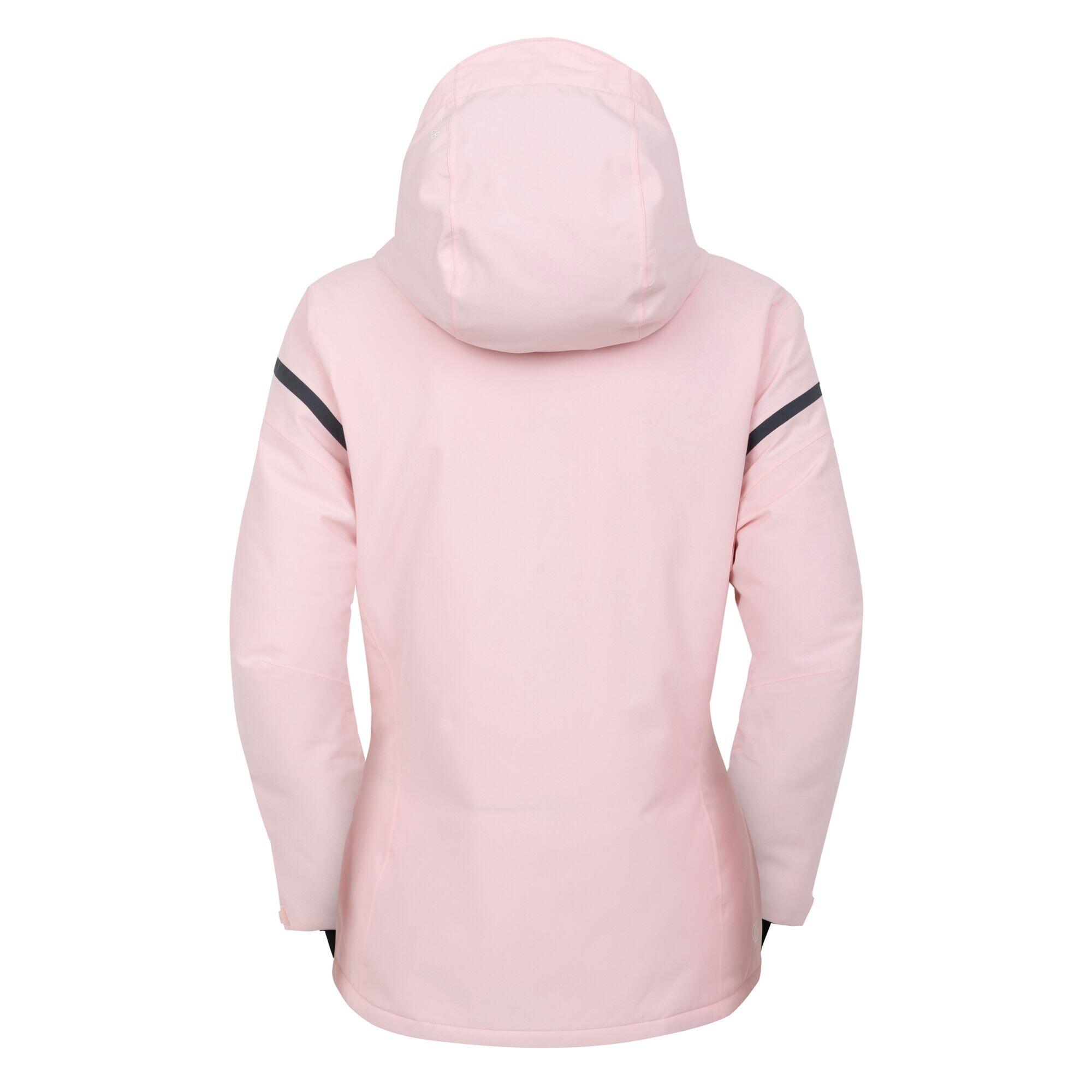Womens/Ladies Flurry Ski Jacket (Crystal Rose/Ebony Grey) 2/5