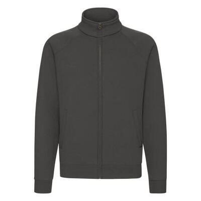 Unisex premium sweat jacket voor volwassenen (zwart)