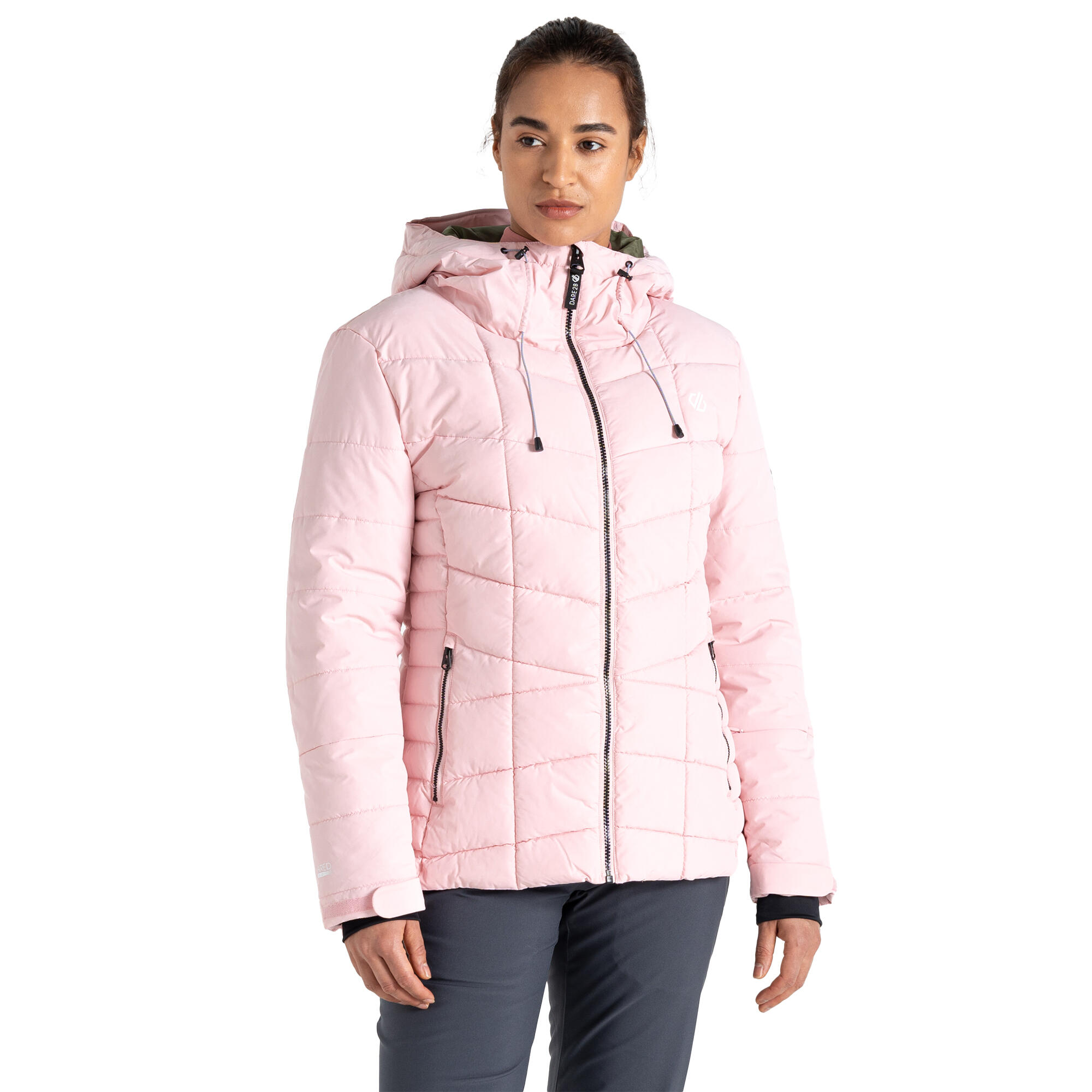 Womens/Ladies Blindside Ski Jacket (Crystal Rose) 4/5