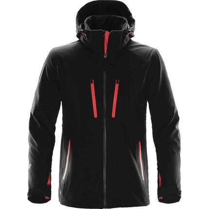 Veste Softshell PATROL Homme (Noir / Rouge Vif)